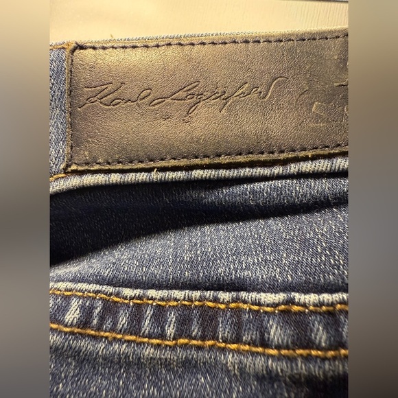 Karl Lagerfeld Blue Skinny Jeans - Picture 4 of 8